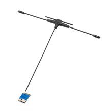 For BAYCK UR500 ELRS Receiver 2.4G/900M Dual Band ExpressLRS RX with 120mm T Type Antenna Receiver for FPV Drone
