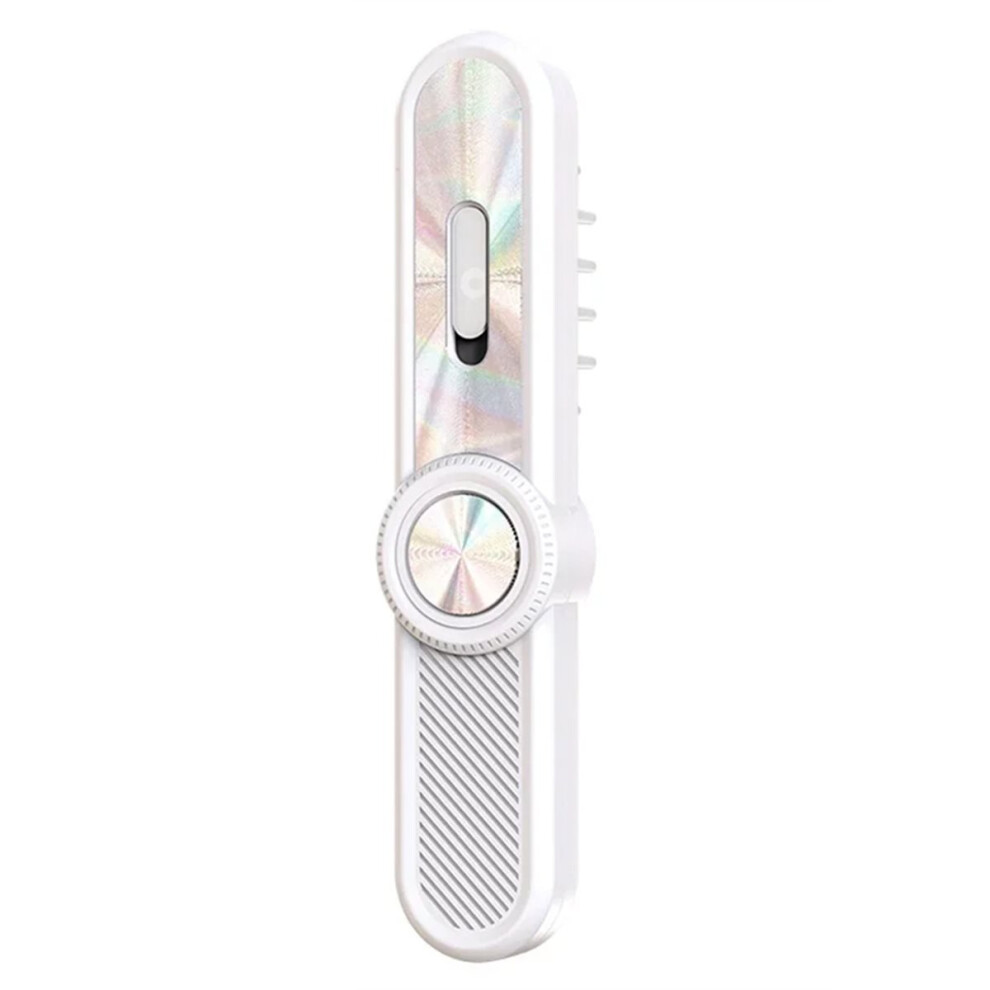 Light/White Electric Chatter Massage Comb Therapy Hair Growth Massage Scalp Brush Anti Hair Loss Liquid Oil Applicator