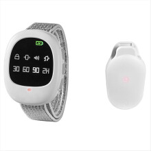 Baby Bedwetting Alarm Wireless Wee Alarm Bedwetting Sensor for Kid Potty Training with Volume Vibration and Flash Light