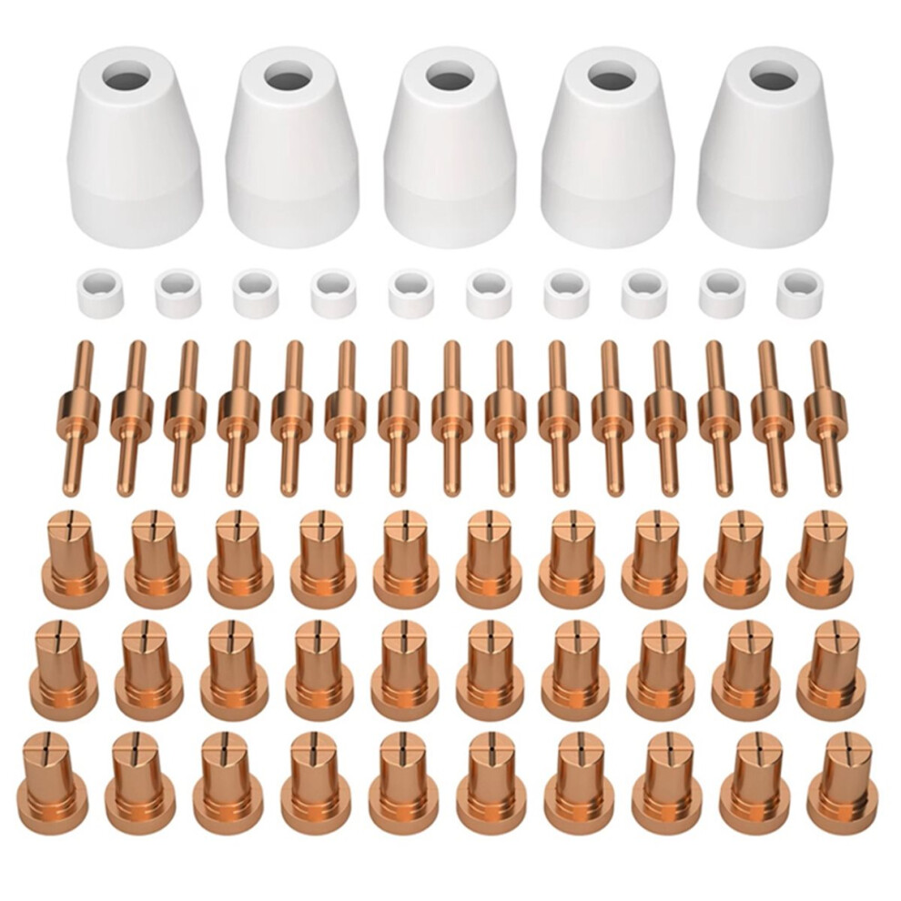 110Pcs Pt-31 Plasma Cutting Tip Electrode & Nozzle Kits Consumables Accessories For Cut40 50 Plasma Cutter Tools 4854138003817