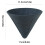Microporous Ceramic Coffee Filter,Coffee Drip Cup, No Need for Filter Paper, Reusable Suitable for Tea and Coffee 3