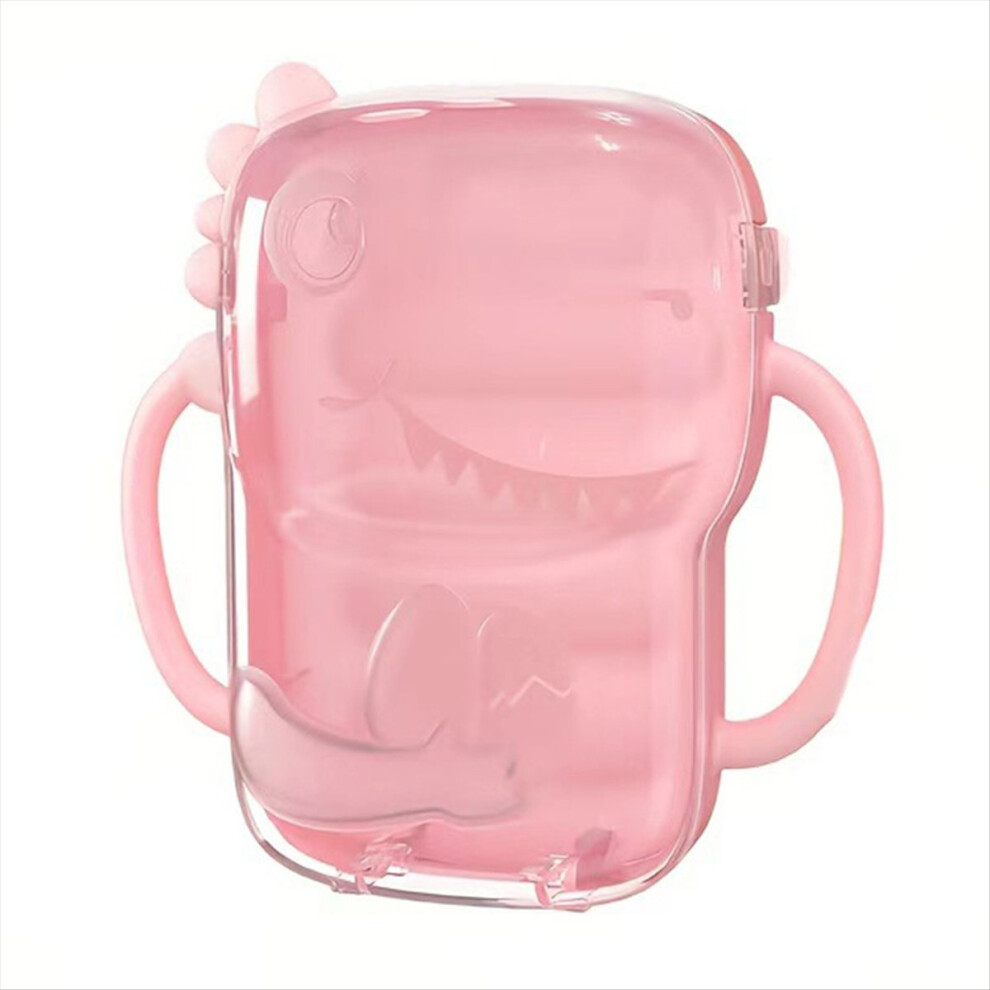 Squeeze Proof Food Pouch Holder For Toddlers,Spill-Proof Baby Pouch Holder With Handles,Fits Most Food Pouches Pink