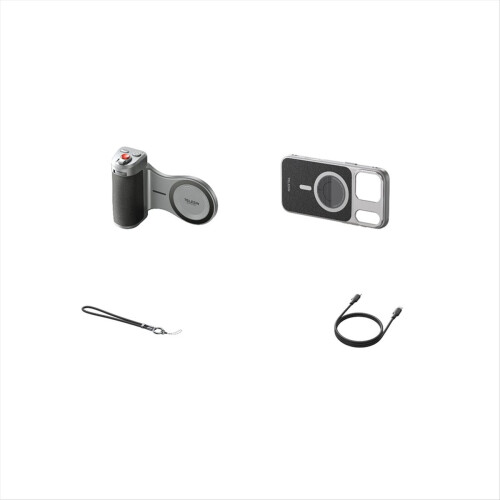 Bluetooth Selfie Grip for 17 Pro Vlog Handle Camera Adapter for Enhanced Photography