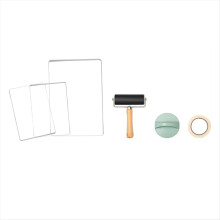 Gel Printing Plate Kit - 5x7" & 8x10" Reusable Gelli Plates for Monoprinting, Eco-Friendly,Easy to Clean Art Printmaking