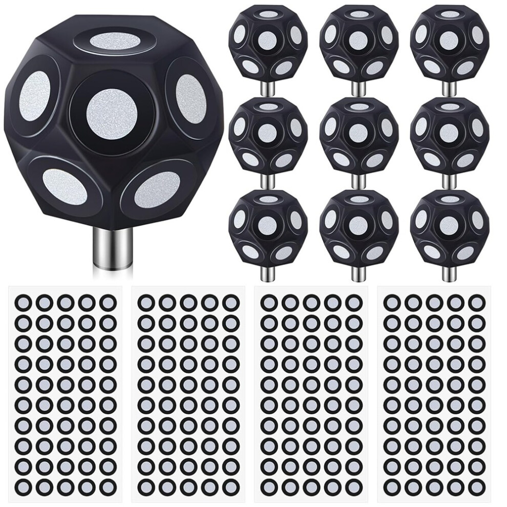 10 Pcs Multi-Angle Marker Set 4 Sheet 200 Point 6.0 Mm 3D Scanner Markers Dot Stickers Scanner Turntable For 3D Scanning 4853553114092