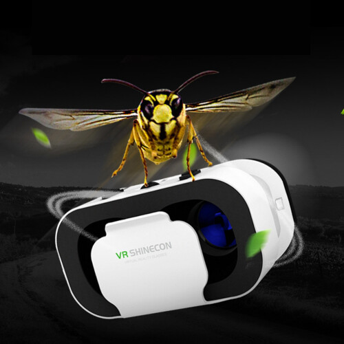 3D VR SHINECON G05A Glasses Headset Headmounted Virtual Reality Adjustable for Smart Phone 2