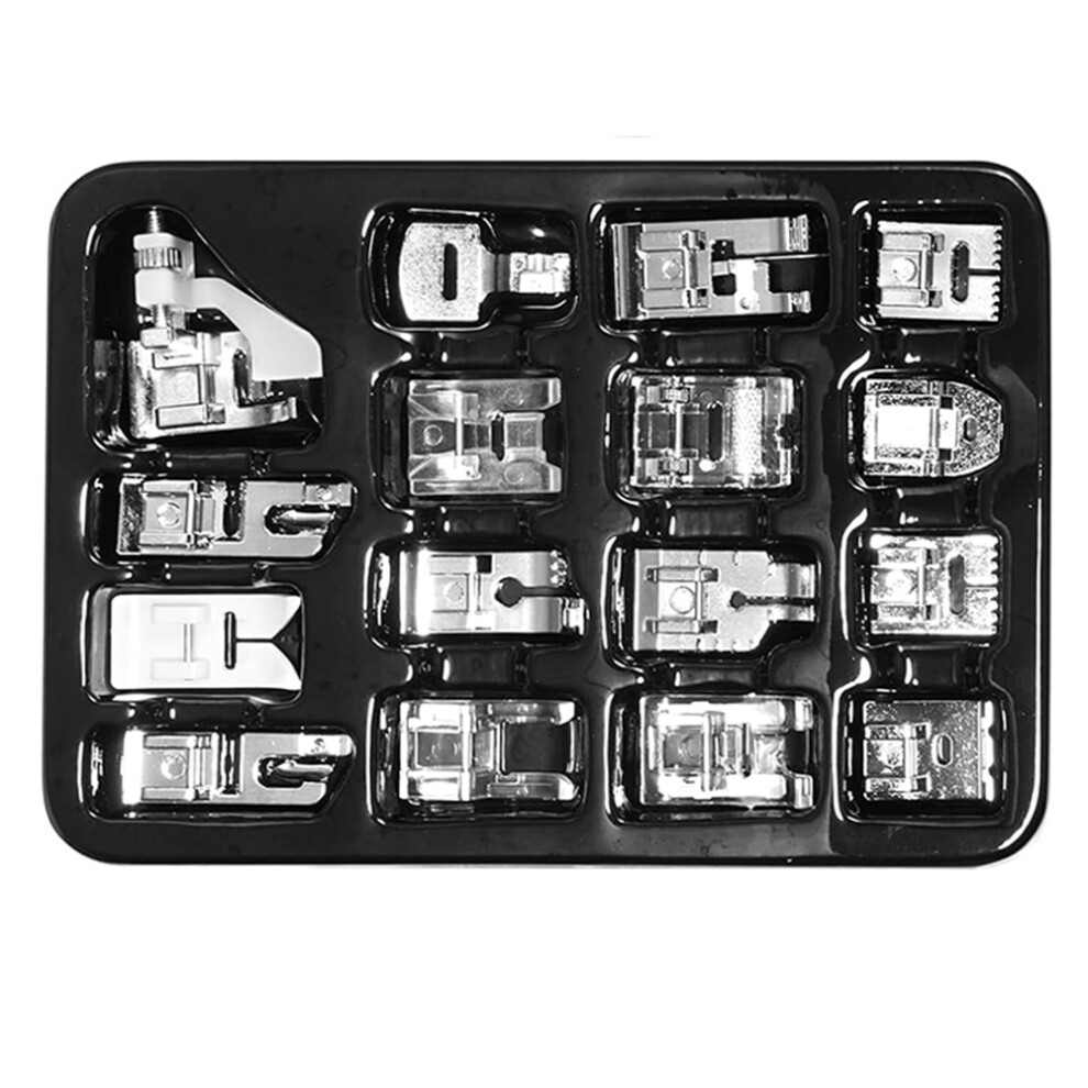 16 Pcs Sewing Machine Presser Feet Set, Foot Fit For Brother, Singer/Janome/Babylock 4853553151431