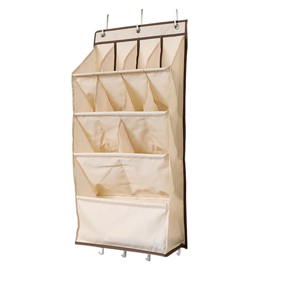 Storage Bag Behind Door Hanging Footwear Organizer Shoe Rack With Large Deep Pockets Closet B 4853553167128