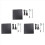 12.7mm DVD Enclosure USB 2.0 DVD/CD-ROM Case for Laptop Desktop PC 1