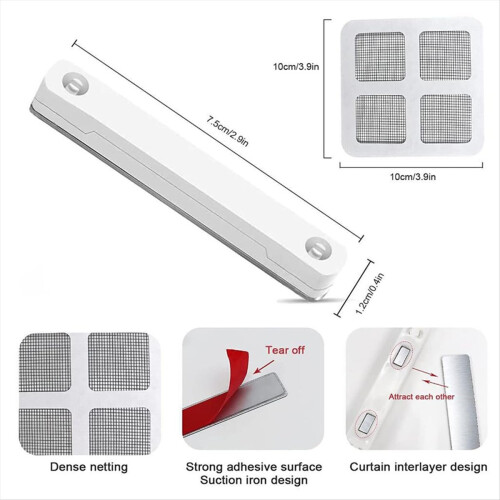 Magnetic Strips 12 Pcs Self-Adhesive Universal Strong Magnet 1