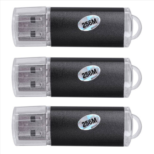 256 MB USB 2.0 Flash U-Disk Schwarz