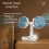 Desktop double-head fan, desktop fan, oscillating fan 2