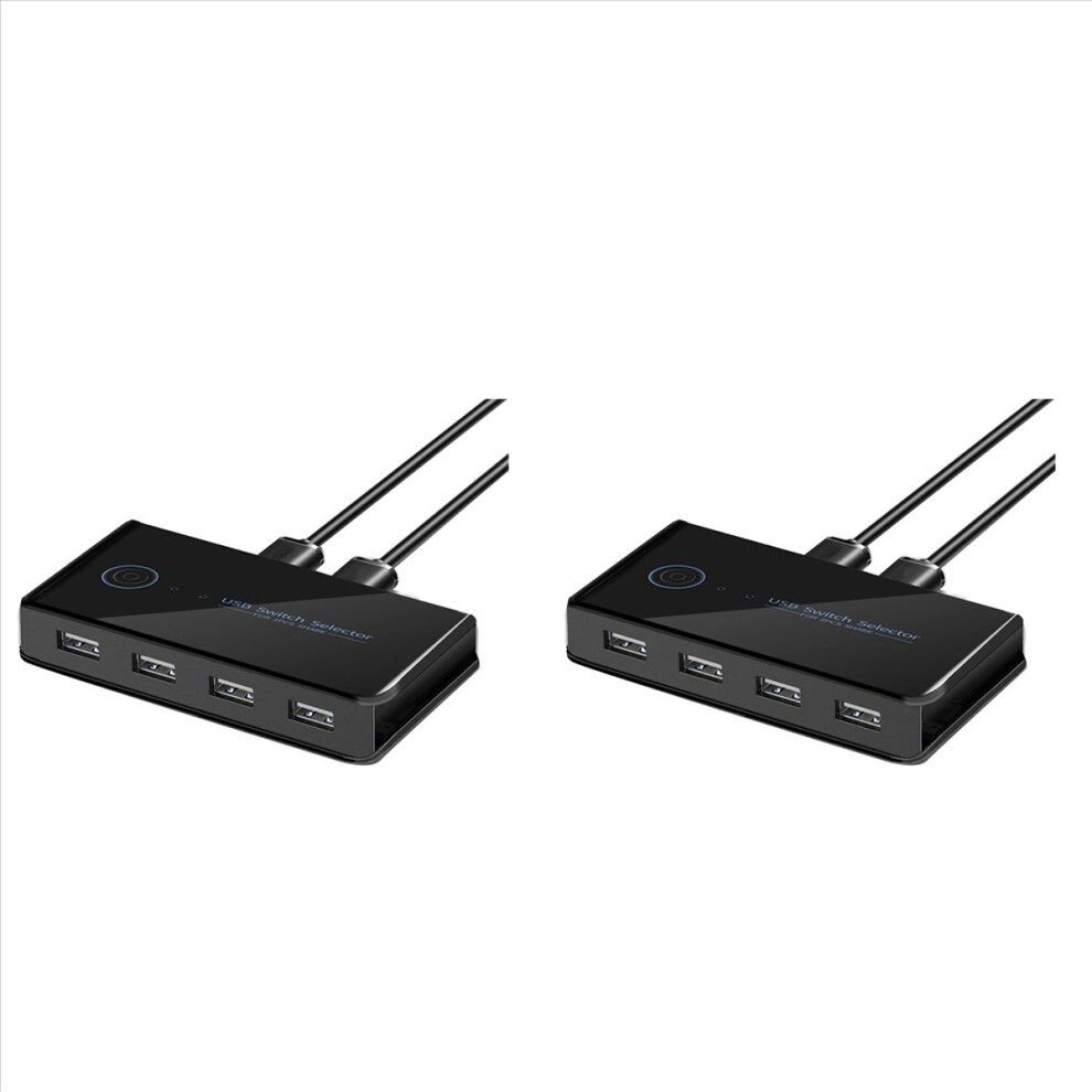 Usb Kvm Switch For Laptop Pc Keyboard Mouse Printer Usb 2.0 4851834938290