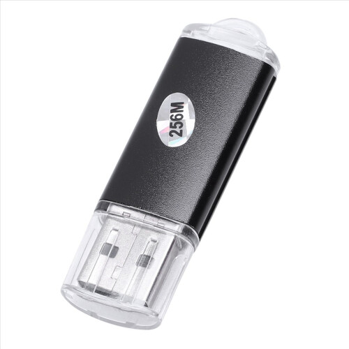 256 MB USB 2.0 Flash U-Disk Schwarz 2