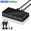 USB KVM Switch for Laptop PC Keyboard Mouse Printer USB 2.0 2