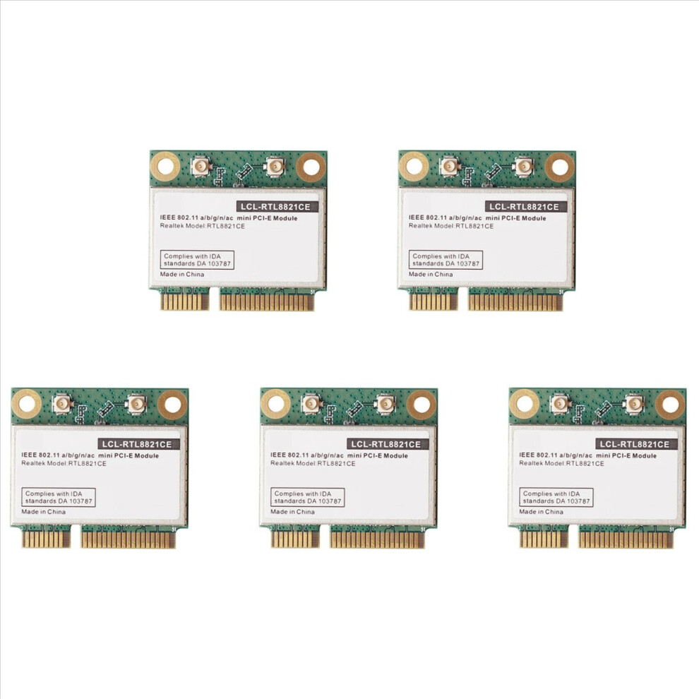 Rtl8821ce 802.11Ac For Bluetooth 4.2 433Mbps 2.4Ghz/5Ghz Dual Band 4851834938887