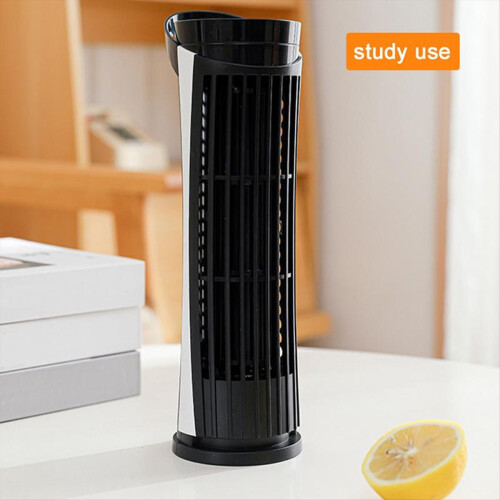 Bedroom Desk Mini Tower Fan Table Cooling Fan White