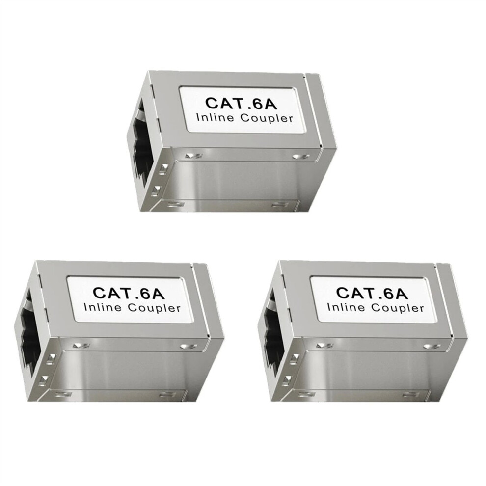 Rj45 Female To Female Cat6a Shielded Coupler Inline Ethernet Coupler 4851834935060