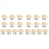 10 Sets Doll Joint Connectors Cotter Pin, 24mm 1