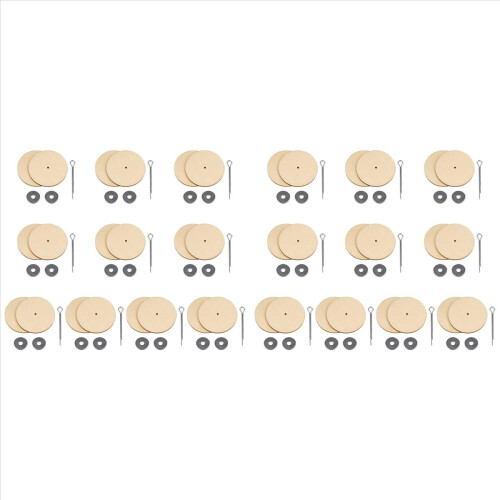 10 Sets Doll Joint Connectors Cotter Pin, 24mm