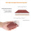 30Pcs Square Sandpaper Sanding Paper Sheet 95X185mm Sander Hook Loop 2