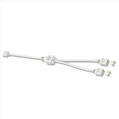5V 3-Pin Extension Cable for Computer 1 Point 2 Hub Splitter, White 1