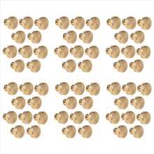 1.2 Inch Brushed Gold Cabinet Knobs Knurled Kitchen Cabinet Knobs