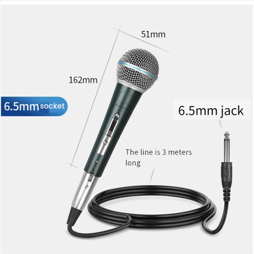 Handheld Wired Dynamic for Karaoke Live Vocal Performance Microfone 2