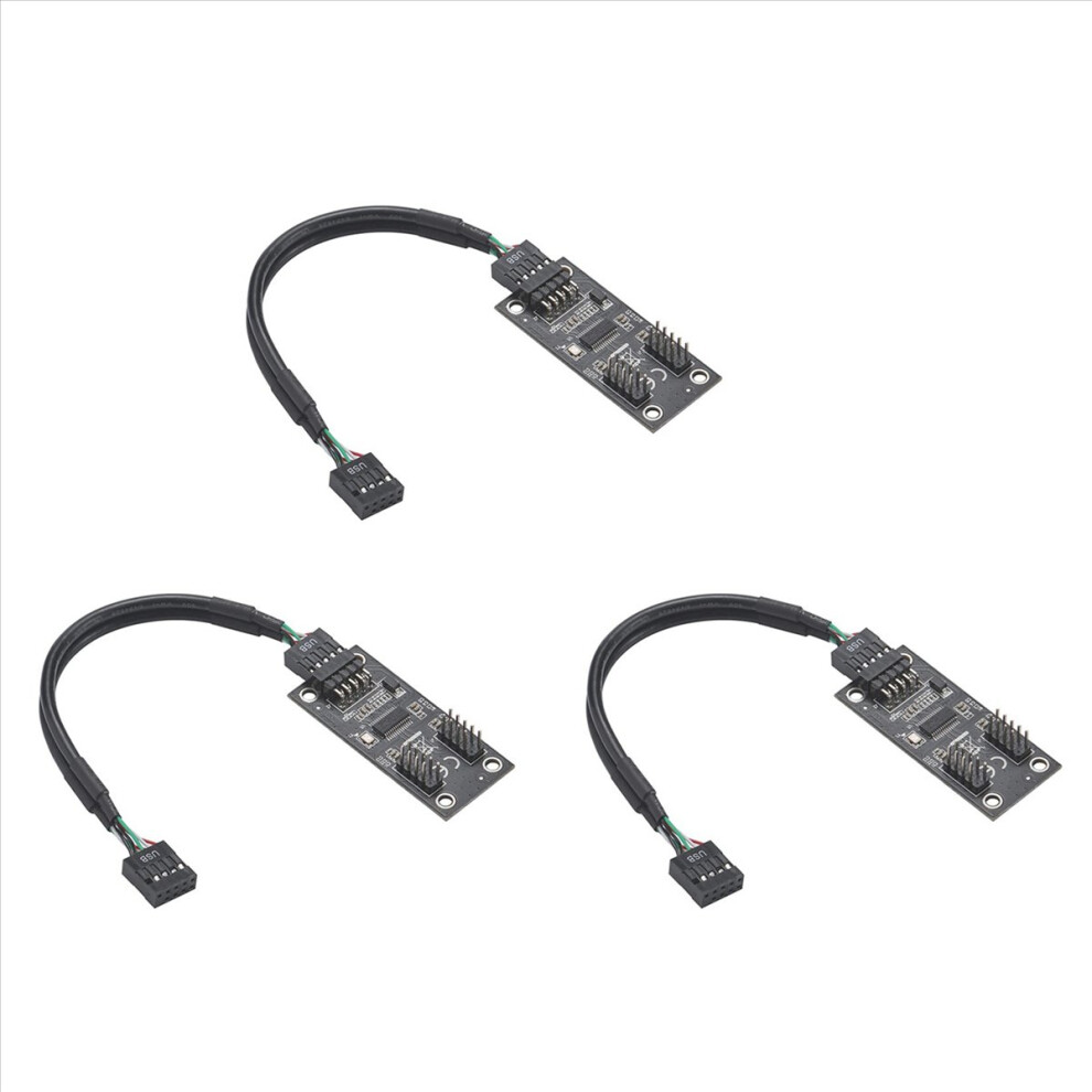 Usb Hub Usb Splitter Usb2.0 9Pin To Dual 9Pin Hub Adapter 4851834935831