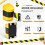 16.4 Ft Magnetic Retractable Wall Barrier Retractable Safety Belt 6
