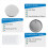 Button Maker Keychains Supplies,58mm/2.25 inch Pin Making Kit 6