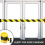 16.4 Ft Magnetic Retractable Wall Barrier Retractable Safety Belt 5