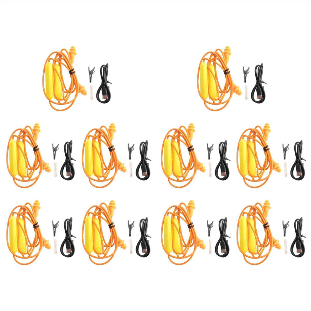 Ear Plugs Bluetooth Earphone For Work, Noise Suppression, Orange 4851834940965