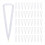 100 Pcs Neck Ribbon with Snap Clips Medal Solid Award Lanyards B 1