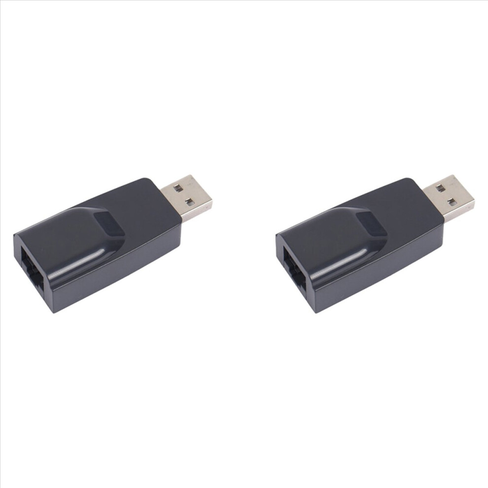 Usb To Rj45 Lan Ethernet Adapter 100Mbps Usb2.0 Network Card Black 4851834936548