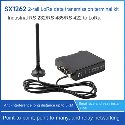 SX1262-LoRa-DTU-HF Guide Rail Data Transmission Terminal 2