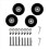 4Pcs Set Luggage Replacement Wheels 50mm 5