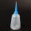 250ml Clear White Blue Plastic Liquid Glue Applicator Bottle 2