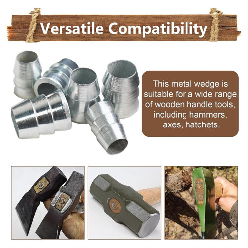 21 PCS Extended Round -Handle Wedge Safety Metal Wedge 2