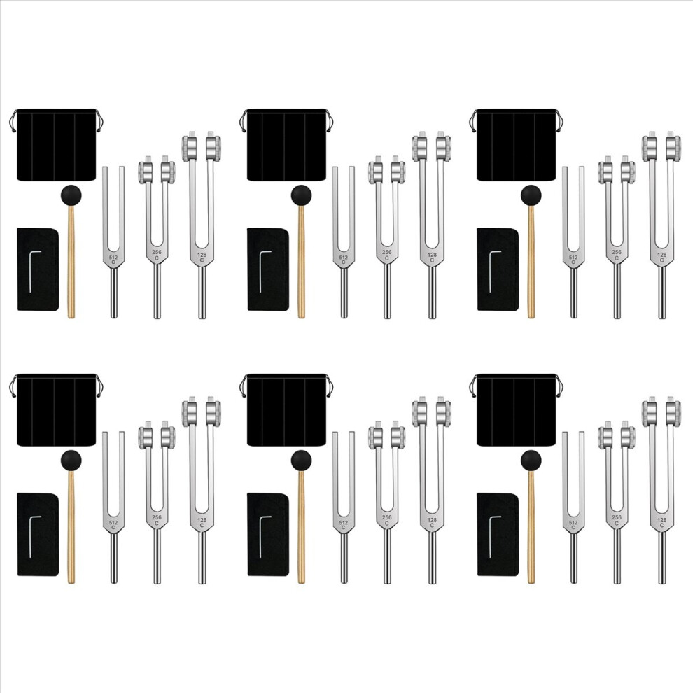 Tuning Forks Set-128 Hz,256 Hz,512Hz Tuning Forks Perfect for Healing