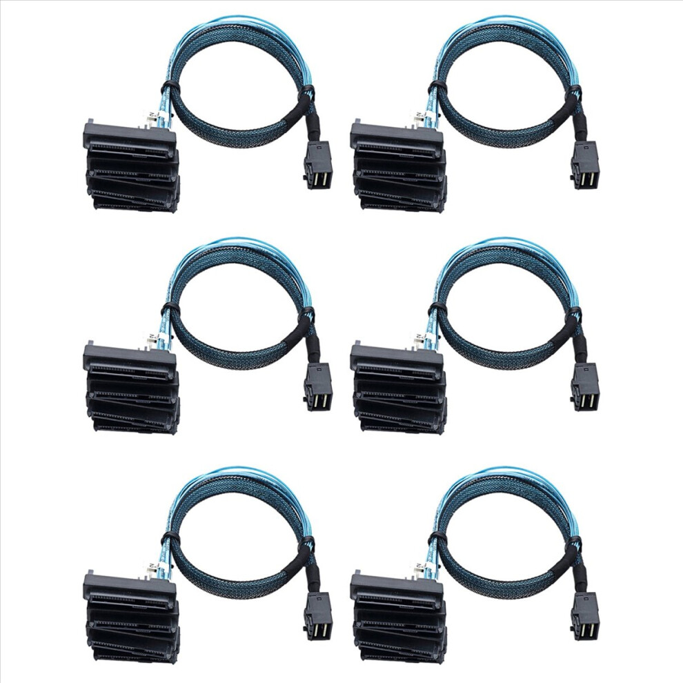 Sas Sff-8643 To 4X29pin Sff-8482 Hard Disk Server Cable 3.33Tf/1M 4851834936333