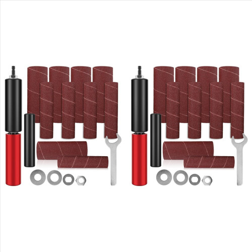 Drum Sander Set,Rubber Sanding Drum Spindle Sander Adapter