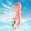 720 Flippable Bladeless Tower Fan, Oscillating Silent Fan pink 3