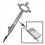 Locksmith Tools Multi-Purpose Lock Cylinder Auxiliary Rod Lock 3