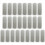25 Pack Engraving Blank Tags Rectangle Stamping with 4 Holes 1Inx3In 2
