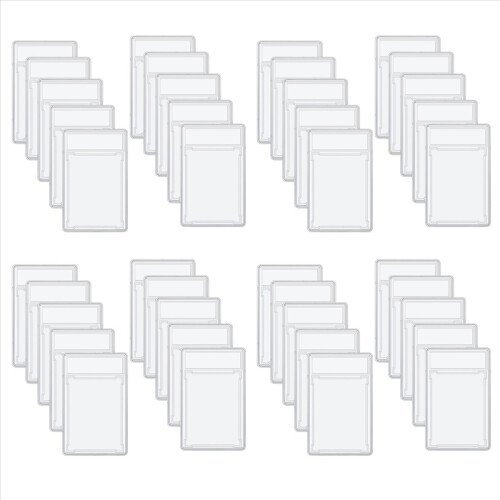 10 Pcs Trading Cards Protector Case Acrylic Clear Graded Card Holders