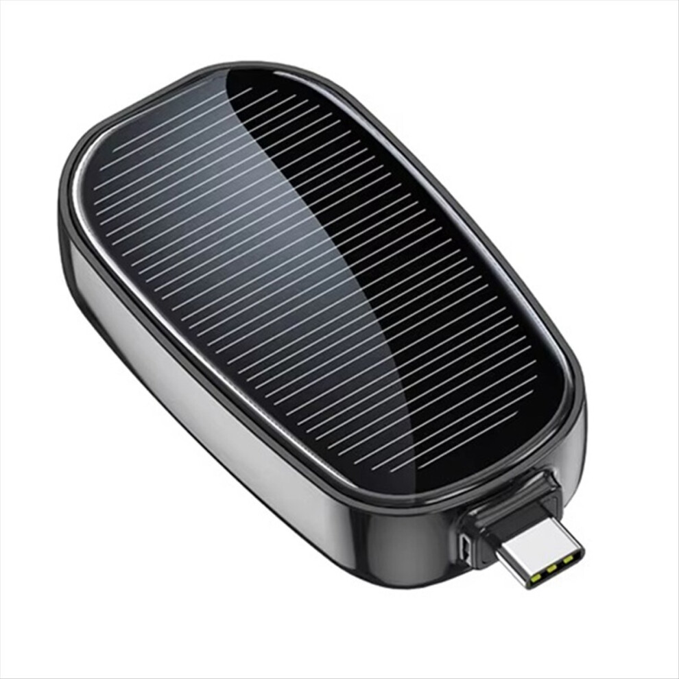 1200mAh Portable Solar Power Bank Outdoor Emergency Power Charger