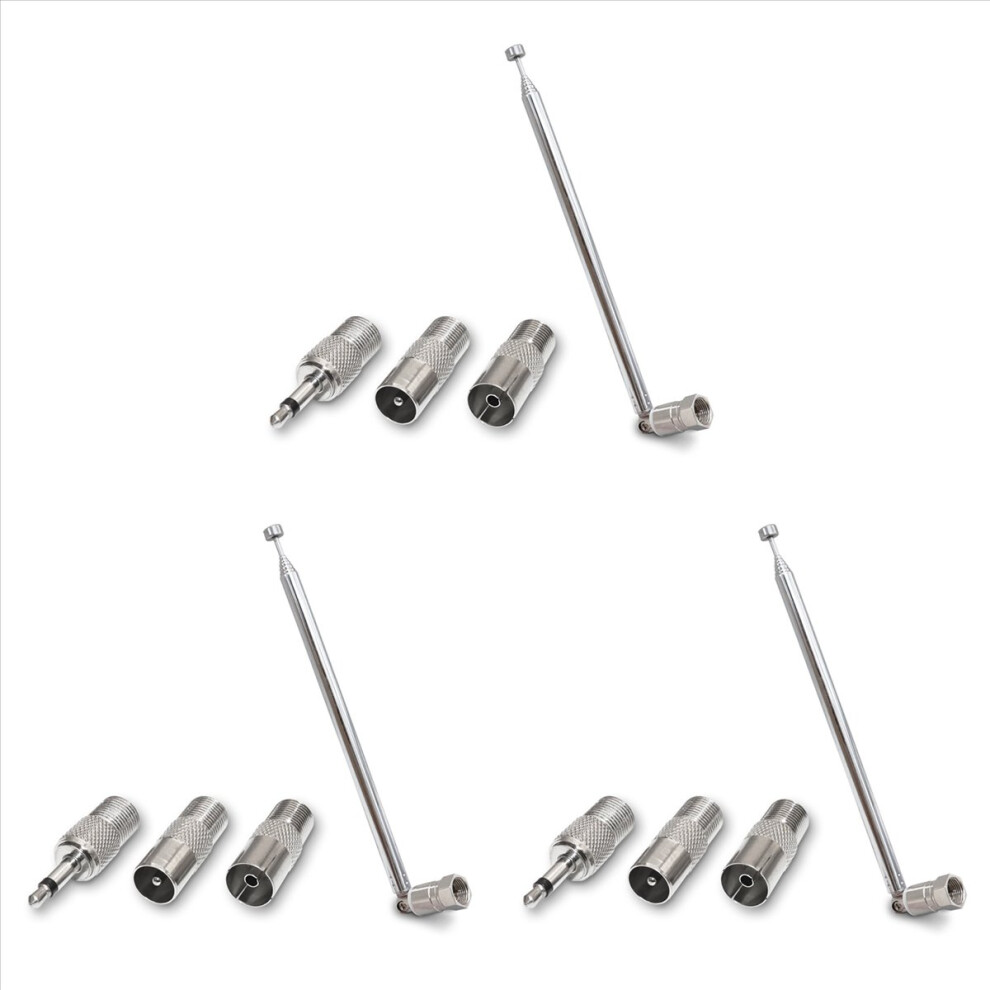 1Set Telescopic Fm Radio Antenna Rod Antenna 4851834949142