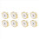 4Pcs 9pin Tube Socket Ceramic Tube Socket,Vacuum Protect Tube Socket 1