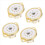 4Pcs 9pin Tube Socket Ceramic Tube Socket,Vacuum Protect Tube Socket 5